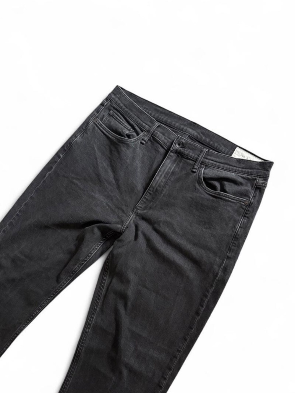 Men’s Rag & Bone Fit 2 Authentic Stretch Jeans in a Washed Black - Picture 3 of 8